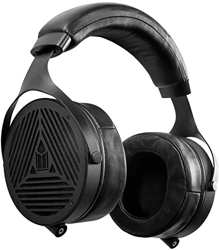 Monolith M1070 Over Ear Open Back Planar Headphones, Lightweight, Padded Headband, Plush and Removable Earpads, 106mm Planar Driver, Black