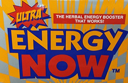 ULTRA ENERGY NOW GINSENG HERBAL SUPPLEMENT 36 PACKETS