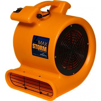 Max Storm Floor & Carpet Drying Fan Blower Air Mover by Summit Air 2550 CFM Airflow Orange Color!