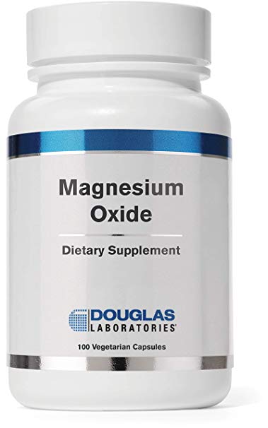 Douglas Laboratories - Magnesium Oxide - Supports Normal Heart Function and Bone Formation* - 100 Capsules