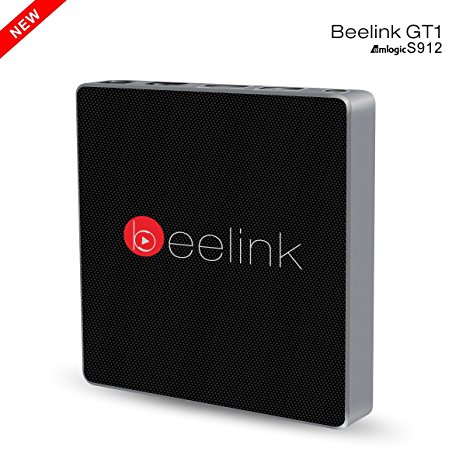 Beelink GT1 S912 Android 6.0 TV Box with RAM DDR3 2GB ROM Onboard eMMC Flash 16GB 1000Mbps LAN