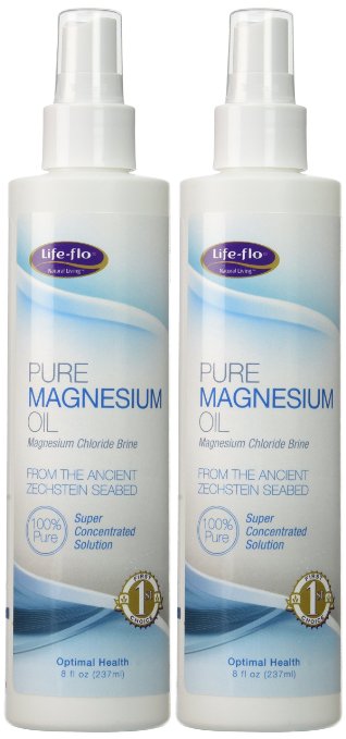 Life-Flo Health Care Pure Magnesium Oil, 2 Count