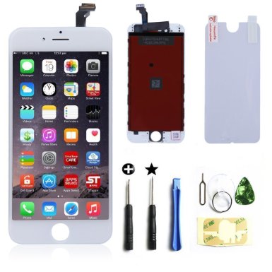 ZTR OEM White LCD Display Touch Digitizer Screen Assembly Replacement for iPhone 6 47 inch