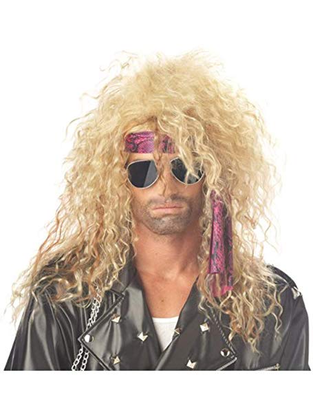 California Costume Collection - Heavy Metal Rocker Blonde Adult Wig