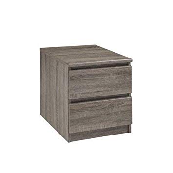 Tvilum Scottsdale 2 Drawer Nightstand, Gray   Free Shown in The Picture