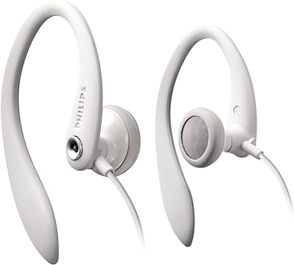 SHS3201 - Flexible Earhook Headphones, White