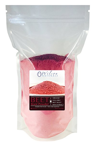 Organic Beet Root Powder - Filled with Natural Nitrates (Nitric Oxide) & Phytonutrients (454g (1lb))