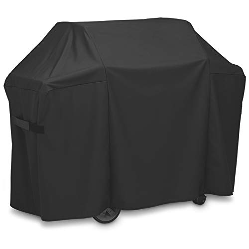 DallasCover 7130 Grill Cover Fits Weber Genesis II 3 Burner Grill and Genesis 300 Series Grills (Compared to 7130),58 x 44.5-Inch Heavy Duty Waterproof & Weather Resistant Outdoor Barbeque Grill Cover
