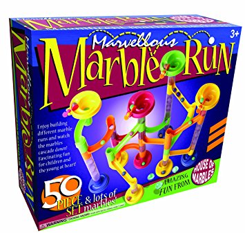 House of Marbles Marble Run Building Kit, 50-Piece