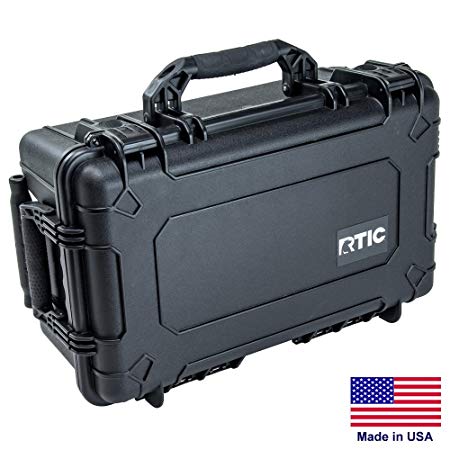 RTIC Rolling Travel Hard Case, Black, 22"