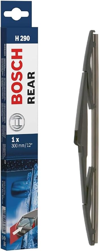 Escobilla limpiaparabrisas Bosch Rear H290, Longitud: 300mm – 1 escobilla limpiaparabrisas para la ventana trasera