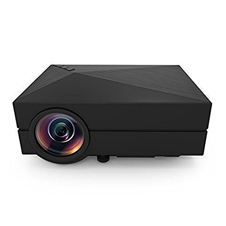 Truelight Portable 130'' Video Projector for Home Movies and Games 1080P Supported USB SD VGA HDMI AV Cinema For Gift