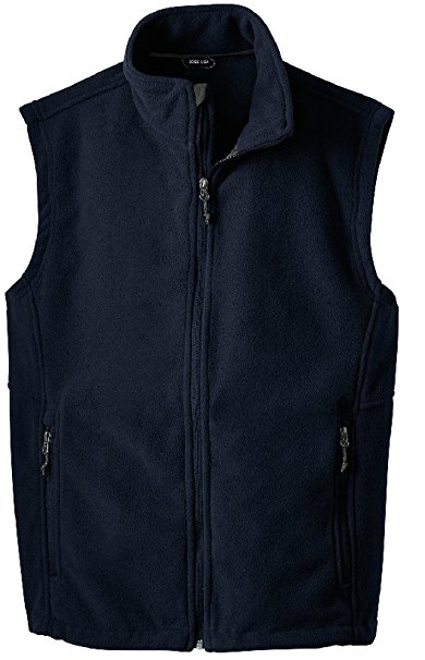 Men's Soft and Cozy Fleece Vests in 8 Colors: Adult Sizes XS-6XL