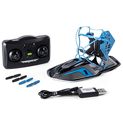 Air Hogs 2-in-1 Hyper Drift Drone for High Speed Racing and Flying - Blue