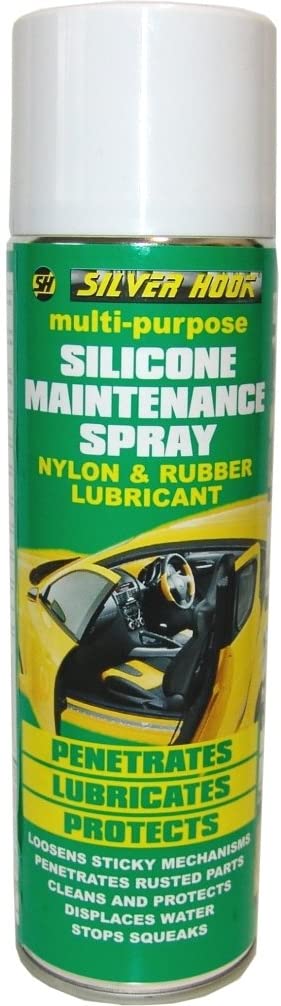 Silverhook SGNR1 Silicone Maintenance Spray, Nylon And Rubber Lubricant, 500 ml
