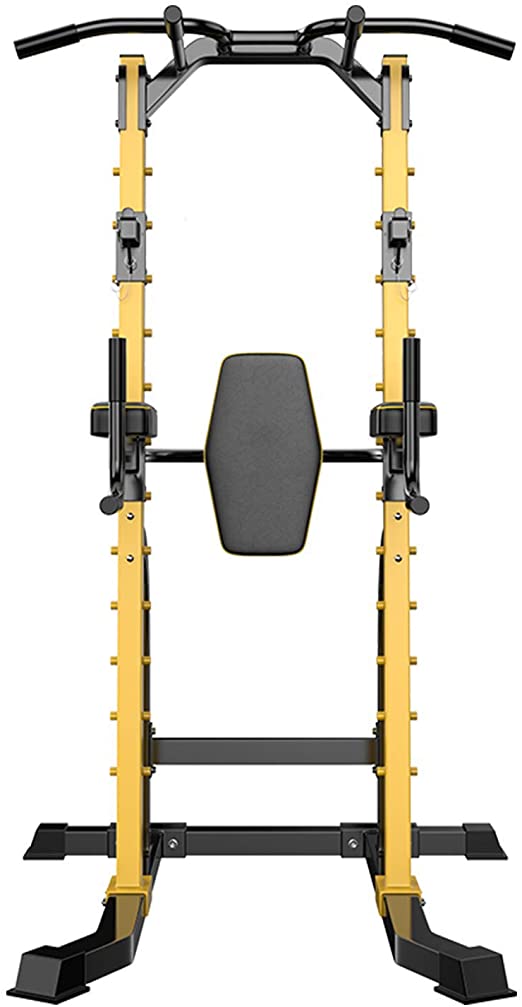 PUPZO Power Tower Pull Up Bar Dip Stands Multi-Function Adjustable Body Building Training Exercise Equipment for Home Gym Office 500Lbs Capacity