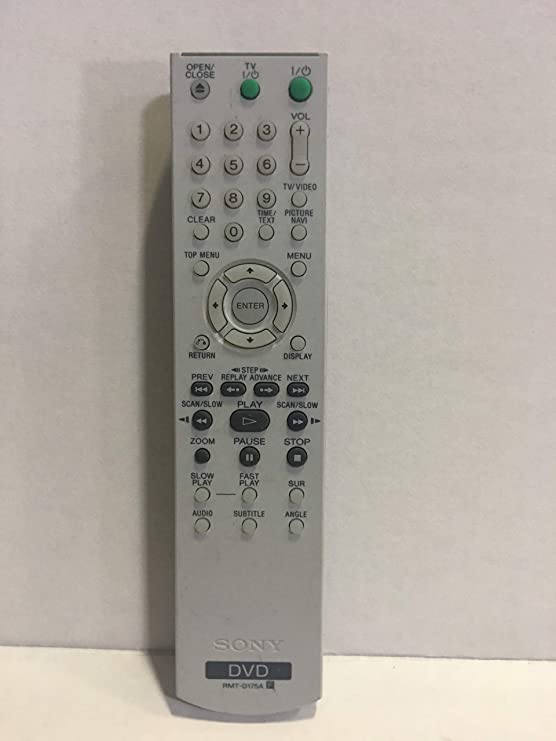 Sony Rmt-d175a Remote Control