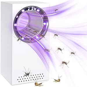 Mosquito Killer Lamp, Portable Fly Killer Lamp Electric Bug Zapper Quiet UV Mosquitoes Killer Lamp USB Fruit Fly Trap for Indoor Outdoor Home Kitchen Garden Camping