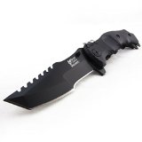 Unlimited Wares G10 Xtreme Military Tanto Assisted Opening Folding Knife 5-Inch Closed