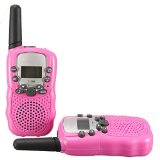 BELLSOUTH T388 nologo T-388 Walkie Talkie Automatic Battery Save LCD Pink