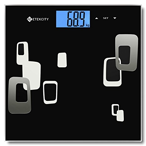 Etekcity Digital Body Fat Analyzer Bathroom Scale, 28st/180kg/400lb, Measures Weight, Body Fat, Hydration, Bone, Muscle and More