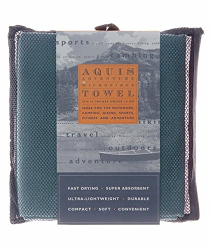 Aquis Adventure Microfiber Towel, Seafoam, Extra Large (29 x 55-Inches)