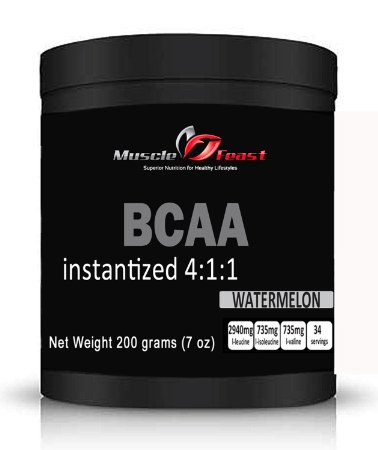 Muscle Feast Instantized Branch Chain Amino Acids BCAA Powder Watermelon 200 grams