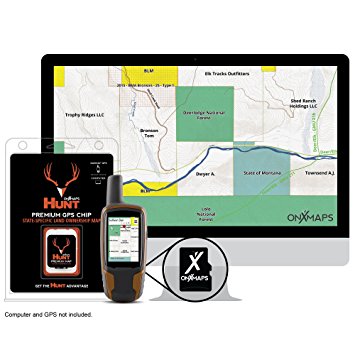 HUNT Michigan by onXmaps - Public/Private Land Ownership 24k Topo Maps for Garmin GPS Units (microSD/SD Card)