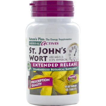 Natures Plus St Johns Wort Extract 450mg Time Release - 60 Tab
