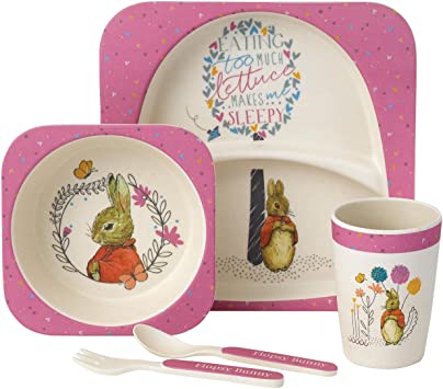 Beatrix Potter Flopsy Bunny Dinner Set, 5-Piece