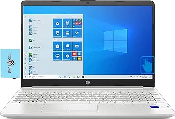 HP Premium Business Touchscreen 15.6" HD LCD Laptop (Intel i7-1165G7 4-Core 2.80GHz, 64GB RAM, 2TB PCIe SSD, Intel Iris Xe, Backlit KYB, FP, WiFi 6, BT 5.2, RJ-45, Win 11 Pro) w/DKZ Hub