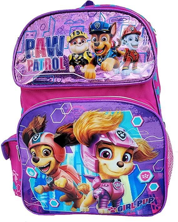 Paw Patrol 16 inch Backpack Girl Pink Bag