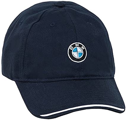 BMW Genuine Factory OEM Recycled Brushed Twill Cap - Navy - One Size Fits Most