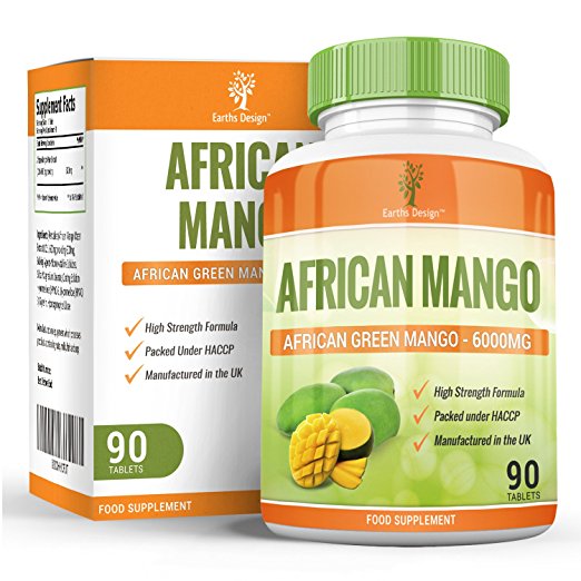 African Mango Weight Loss, Fat Burner that Controls Leptin Levels to Help You Lose Weight Quickly, 6000mg Irvingia Gabonensis Extract, Diet Pills that Work as an Appetite Suppressant - 90 Tablets