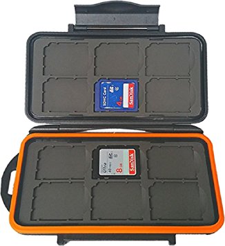 BoneView Weather-Resistant Storage Case for Trail Camera Card Reader SD Cards