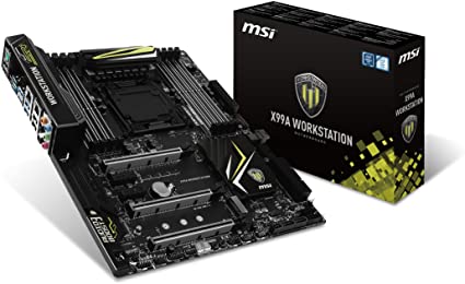 MSI Intel X99 LGA 2011 DDR4 USB 3.1 Extended ATX Motherboard (X99A Workstation)