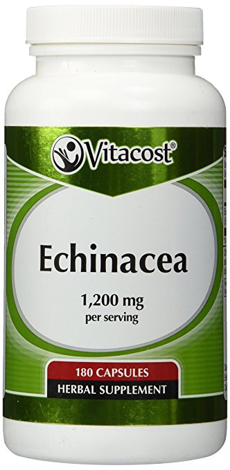 Vitacost Echinacea -- 1200 mg per serving - 180 Capsules