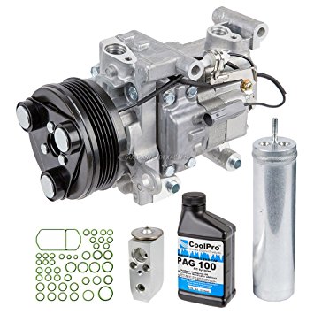New AC Compressor & Clutch With Complete A/C Repair Kit For Mazda 3 & 5 - BuyAutoParts 60-81160RK New