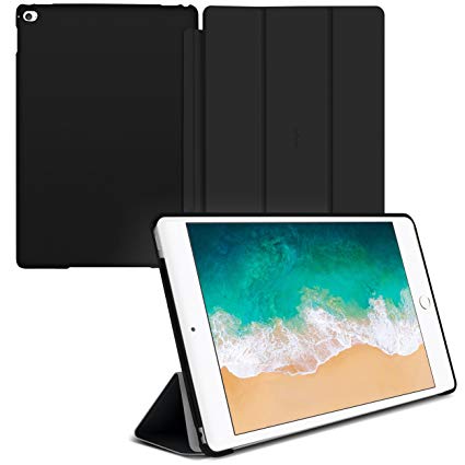 rooCASE iPad Mini 4 Case, Optigon Lightweight Slim Shell Trifold Case Stand with Auto Sleep/Wake Function for Apple iPad Mini 4 (4th Generation, 2015 Release), Black