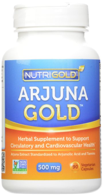 Nutrigold Arjuna Gold 500 mg 90 veg capsules