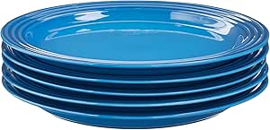 Le Creuset Stoneware Set of 4 Dinner Plates, 10.5" each, Marseille