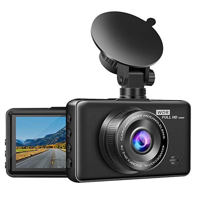 Dash Cam 1080P FHD Innosinpo Dash Camera for Cars 3 Inch Dashboard Camera Recorder with IR Night Vision,170° Wide Angle, G-Sensor, WDR, Loop Recording, Parking Monitor, Motion Detection