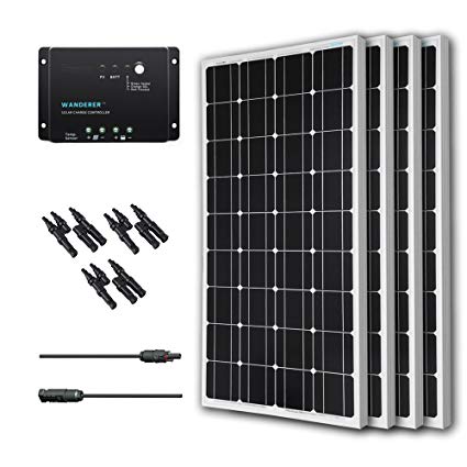 Renogy 400 Watt 12 Volt Monocrystalline Solar Bundle Kit