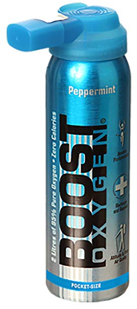 Boost Oxygen Peppermint Energy Pack, Blue, 4 oz/Small