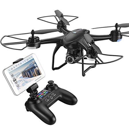 HOBBYTIGER H301S Ranger Drone with Camera Live Video and GPS Return Home 720P HD Wide-Angle WiFi Camera for Kids, Beginners and Adults - Follow Me, Altitude Hold, Long Control Range