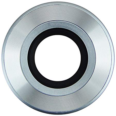 JJC Automatic Open/Close Silver Lens Cap for Olympus M.ZUIKO DIGITAL ED 14-42mm f/3.5-5.6 EZ Lens