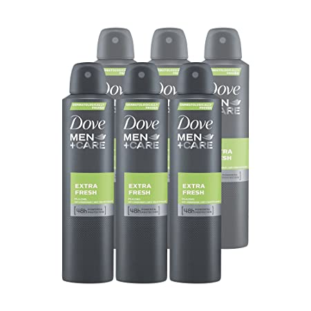 Dove Men Care | Extra Fresh Anti-Perspirant 48 Hour Powerful Protection (Pack of 6) | 8.45 fl oz-250ML