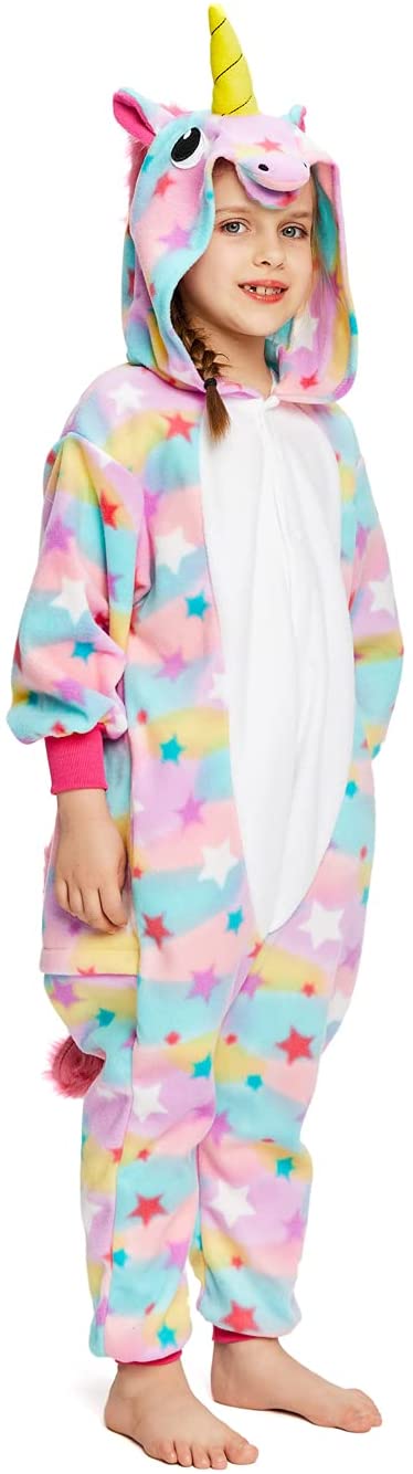 NEWCOSPLAY Unisex Kids Animal One-Piece Pajamas Cosplay Onesies Costume