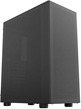 darkFlash DLC29 All Mesh PC Case ATX Mid Tower Case High Cooling Performance High Compatibility Gaming Case with USB 3.0 Type-C Interface (Black)