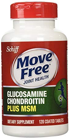Move Free Glucosamine Chondroitin MSM and Hyaluronic Acid Joint Supplement, 120 Count , Pack of 3 Move-7p